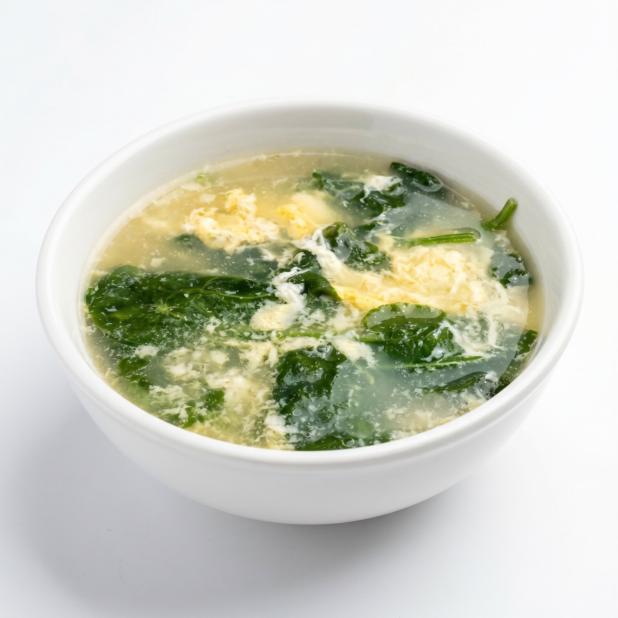 Stracciatella Romana with Spinach Soup