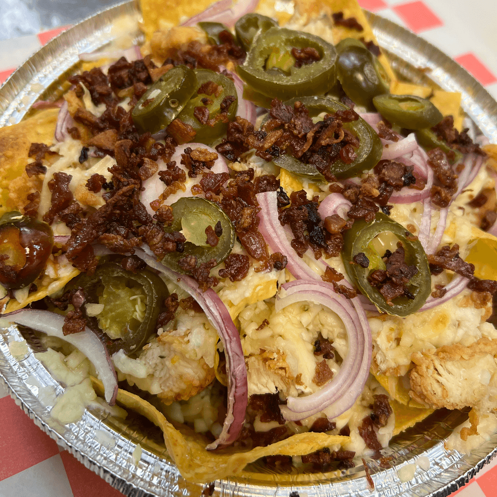 Southwest Style Chicken Nachos