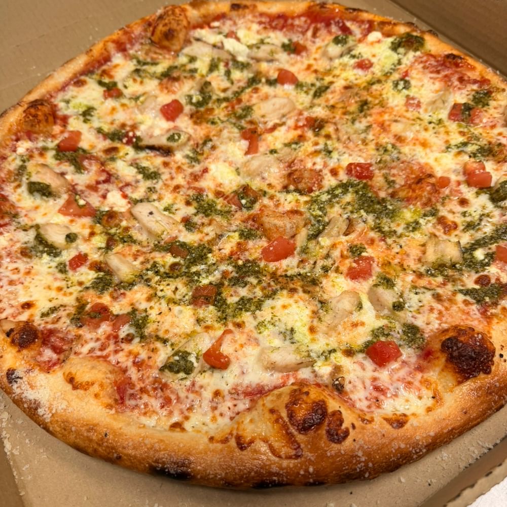 Pesto Chicken Pizza