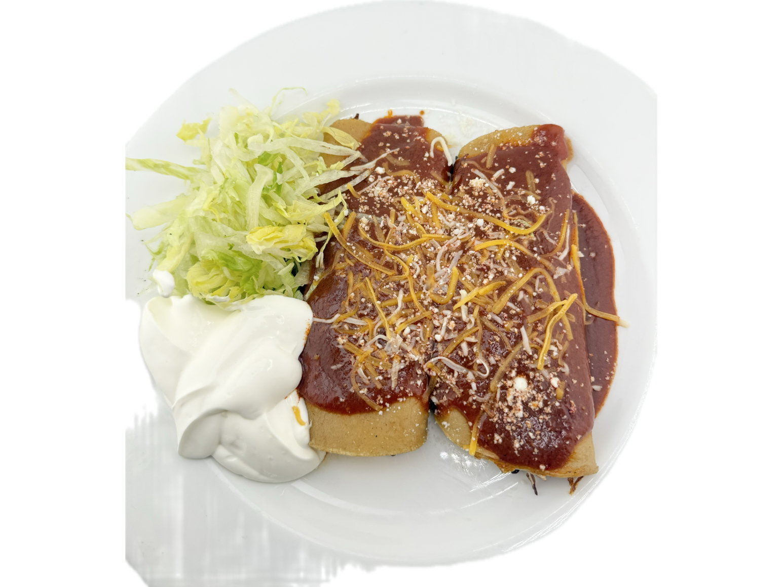 Two Shrimp Enchiladas