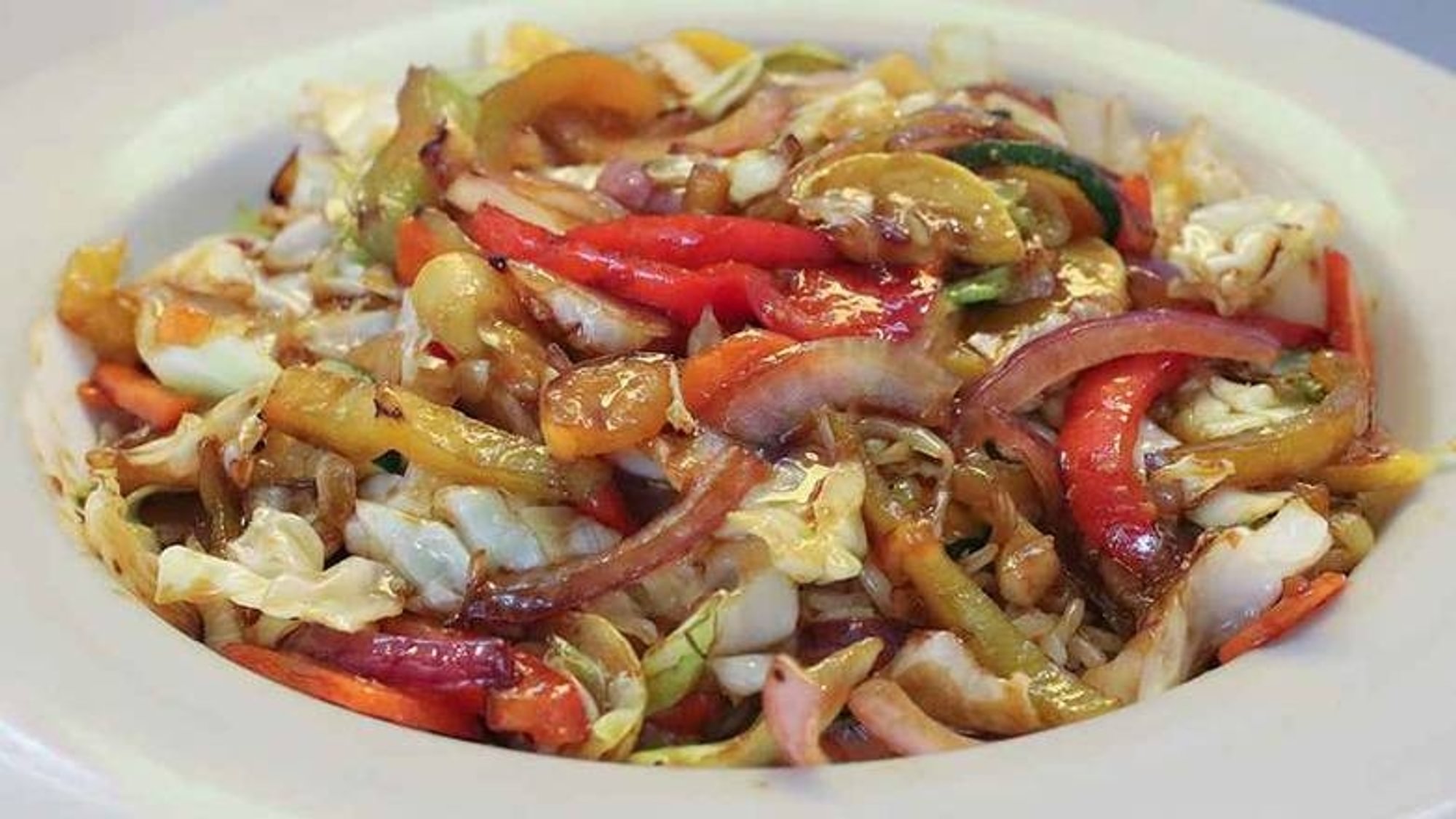 .Five Vegetable Stir Fry