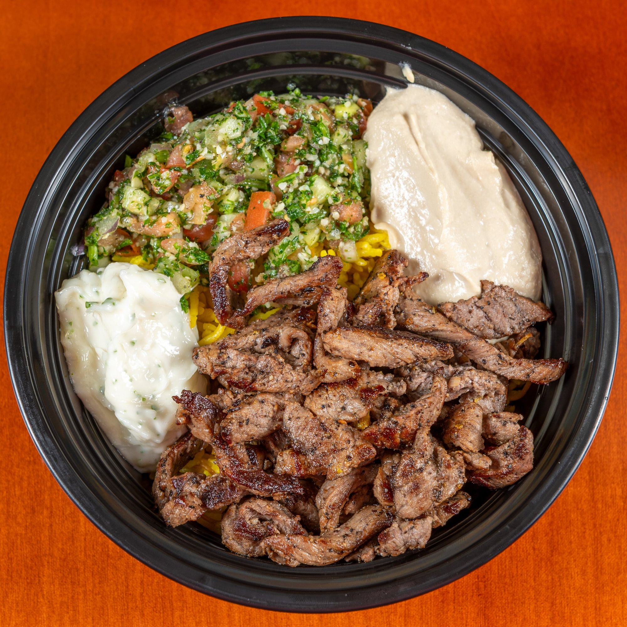 Beef Kabob Mediterranean Bowl