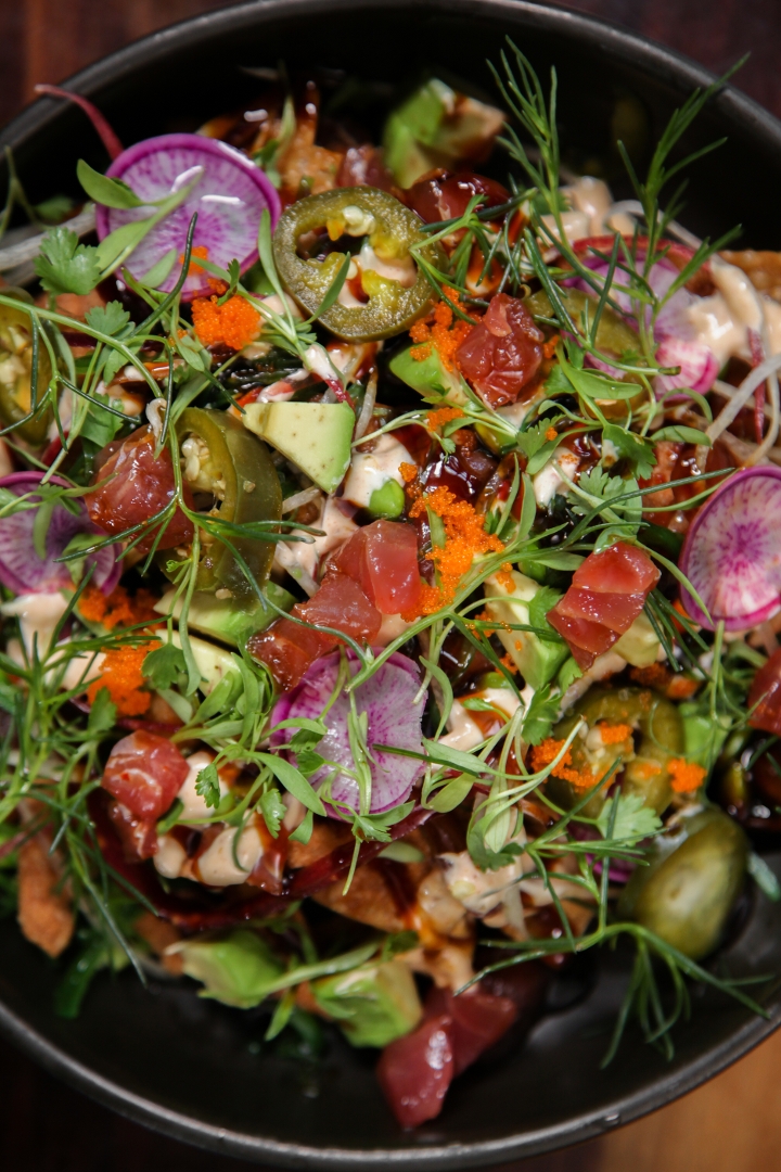 Ahi Poke Nachos
