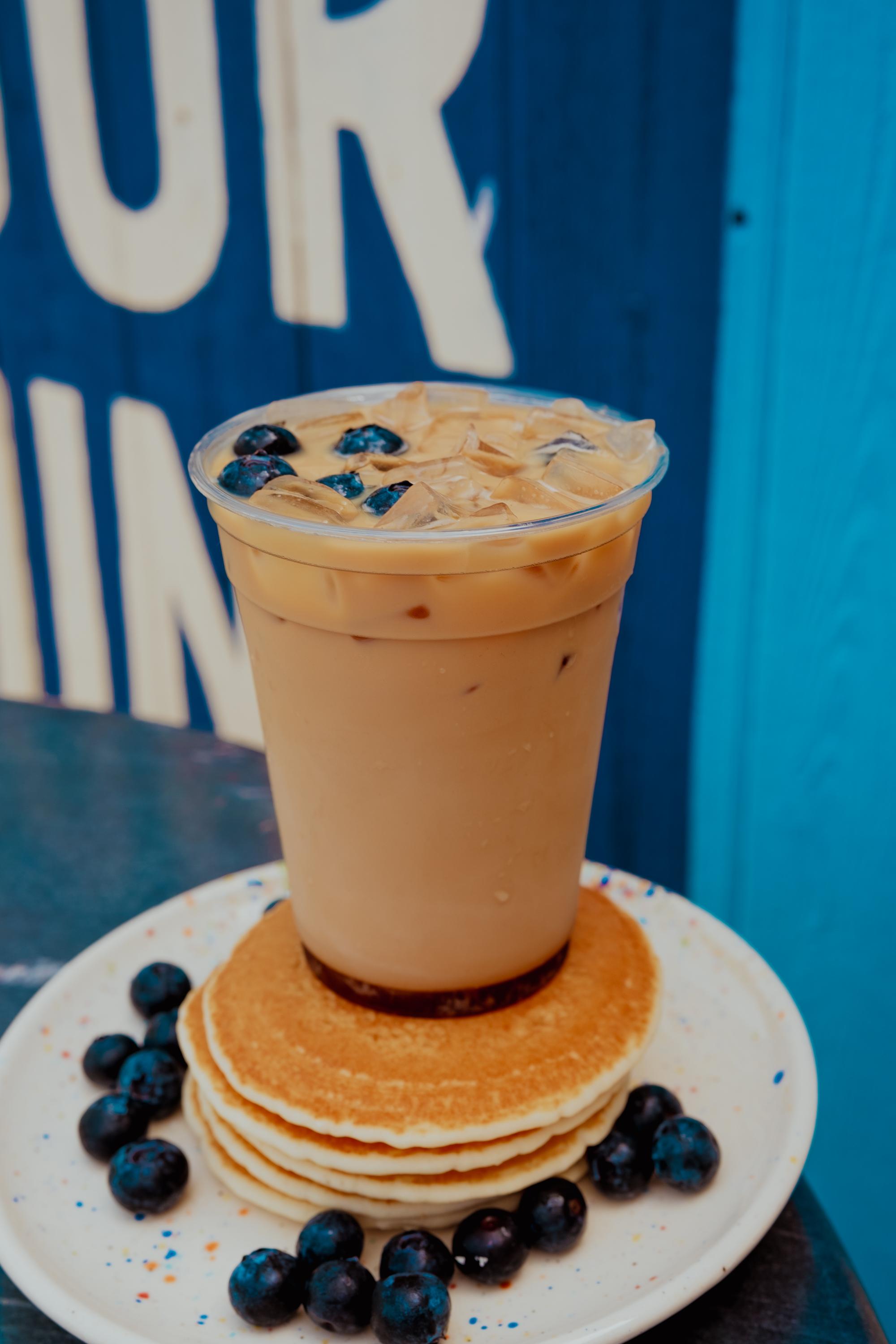 Blueberry Pancake Latte 🫐