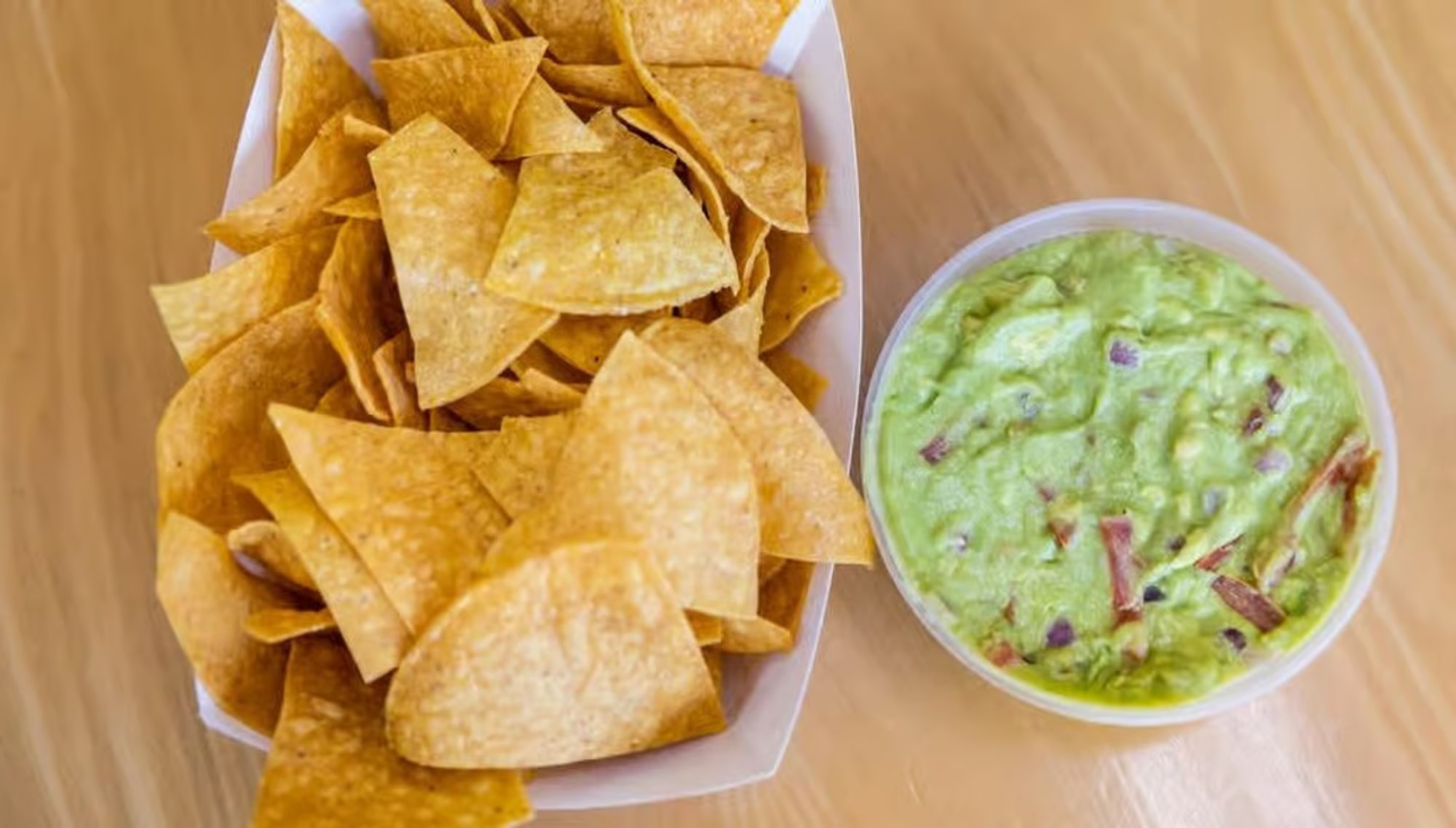 1/2 lb. Guacamole and Chips