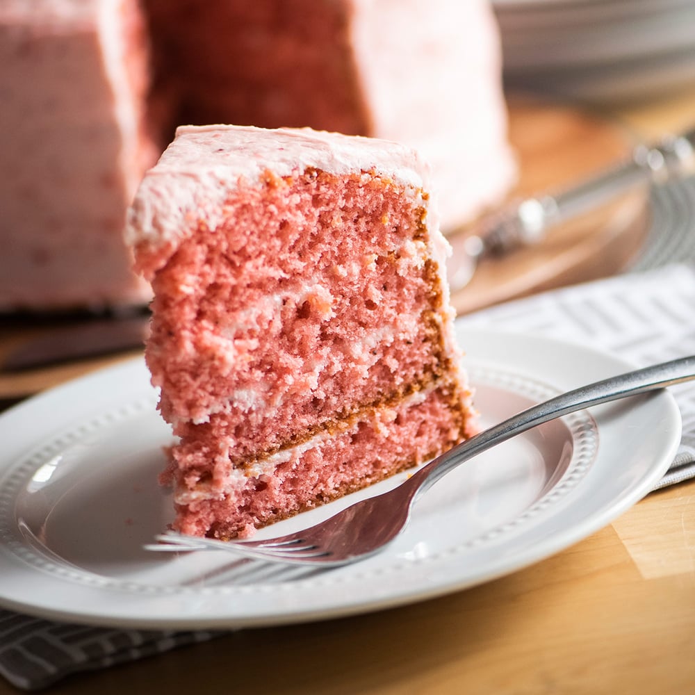 Strawberry Cake Slice