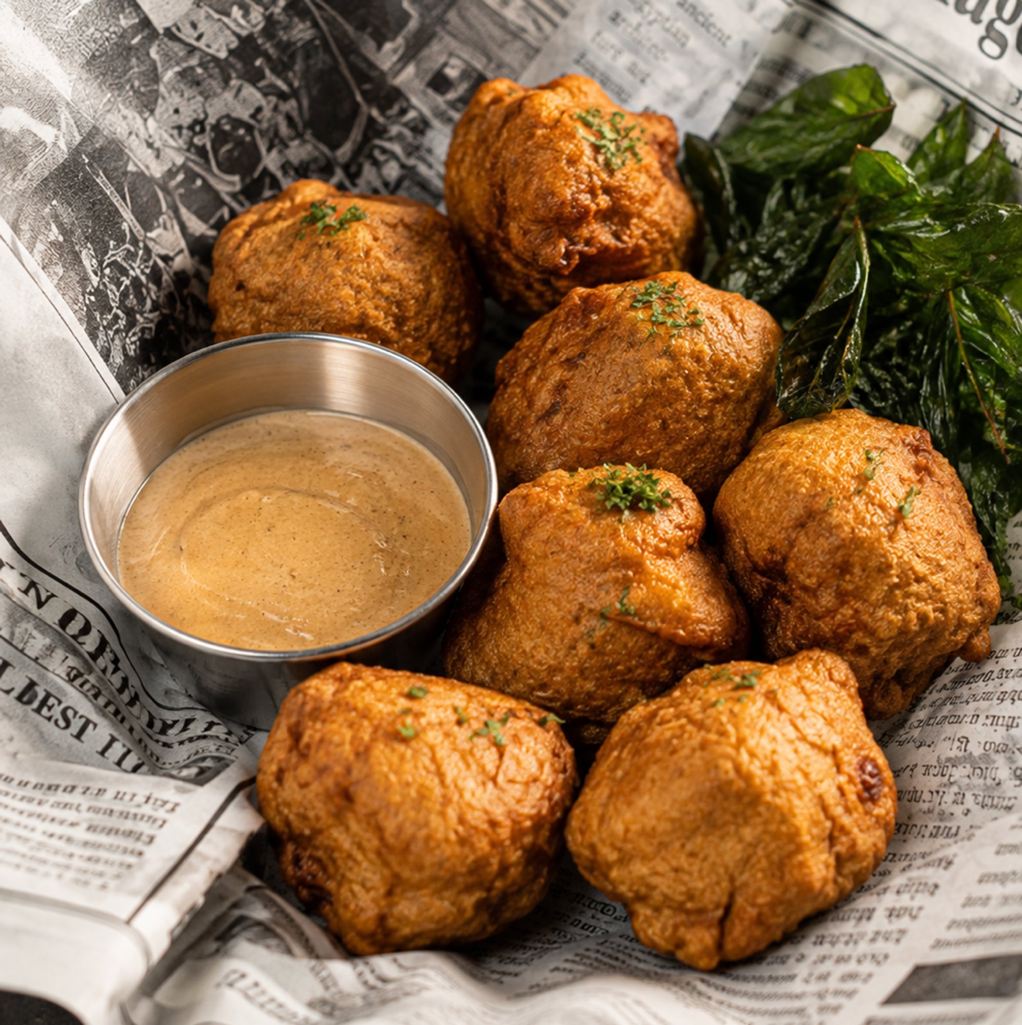 Golden Fish Balls with Roe