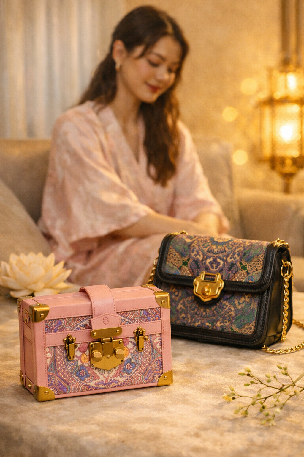 Sinodreams – Exklusive Brokat‑Handtaschen & asiatische Luxus‑Accessoires
