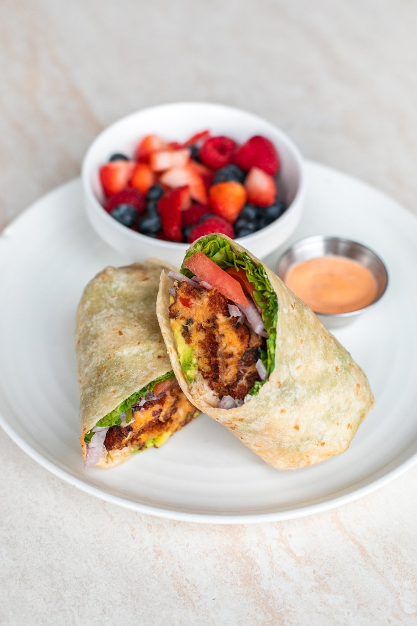 Crab Cake Wrap