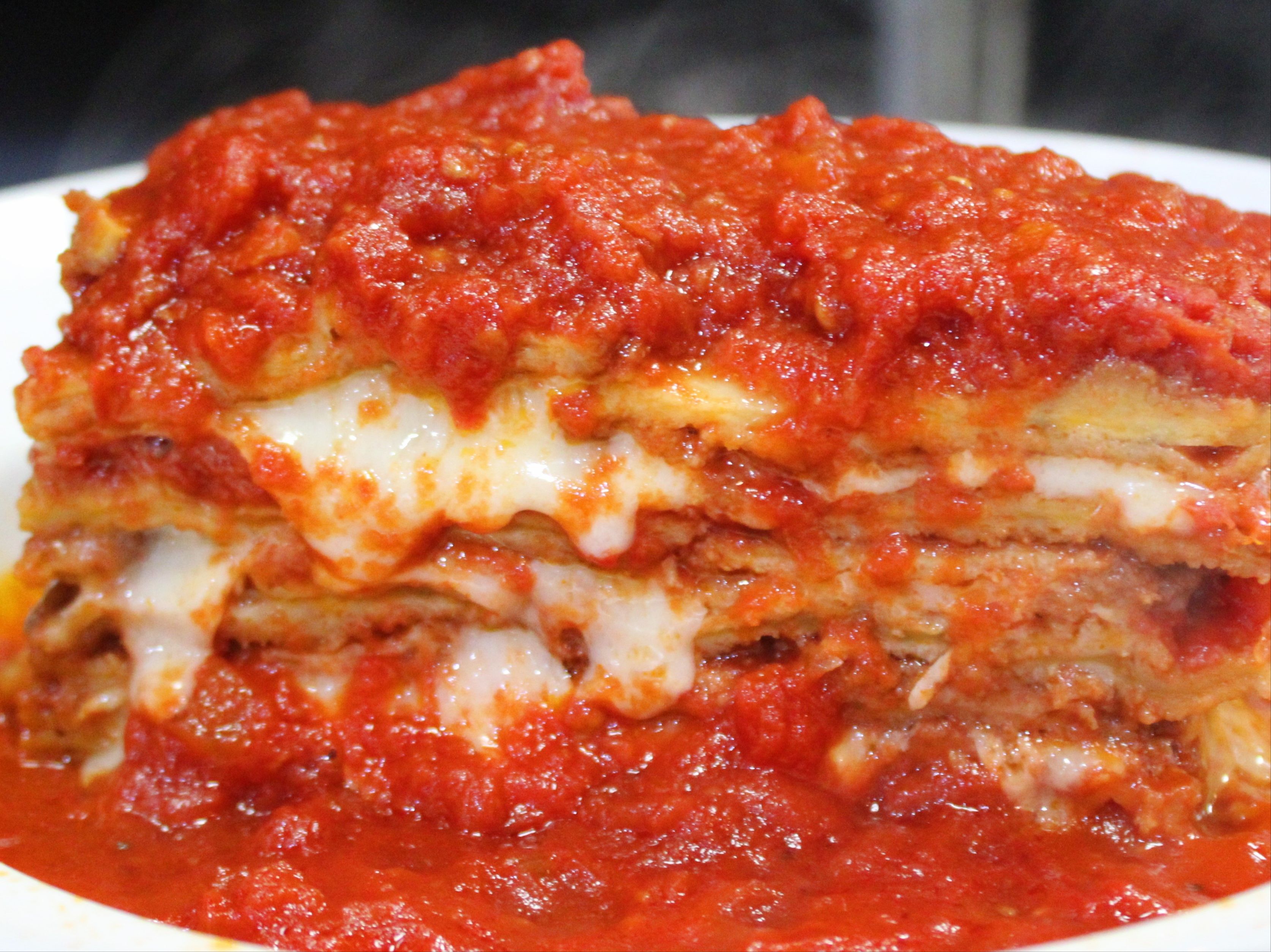Homemade Eggplant Parmigiana
