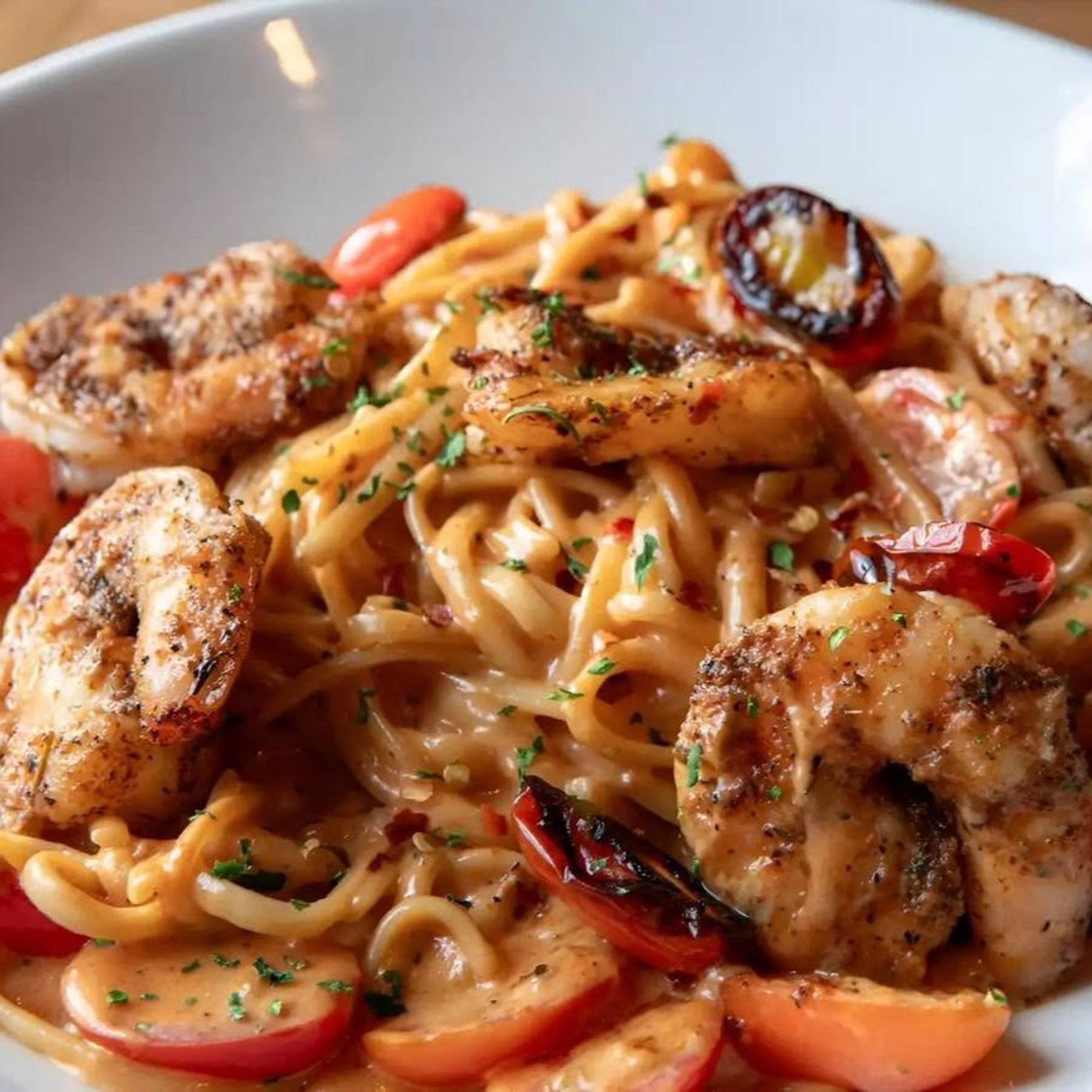Sissy's Cajun Shrimp Pasta