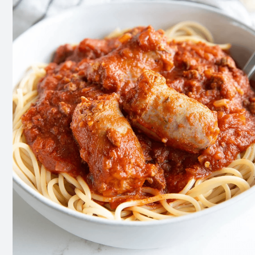 Meat sauce with sausage