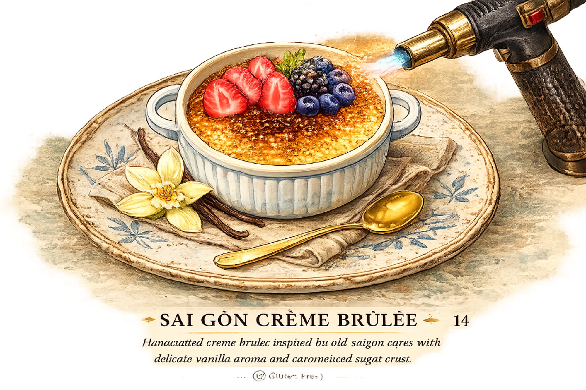Sai Gon Creme Brulee