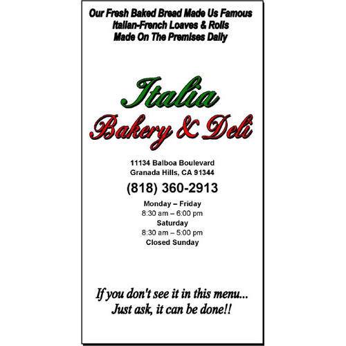 Italia Bakery & Deli