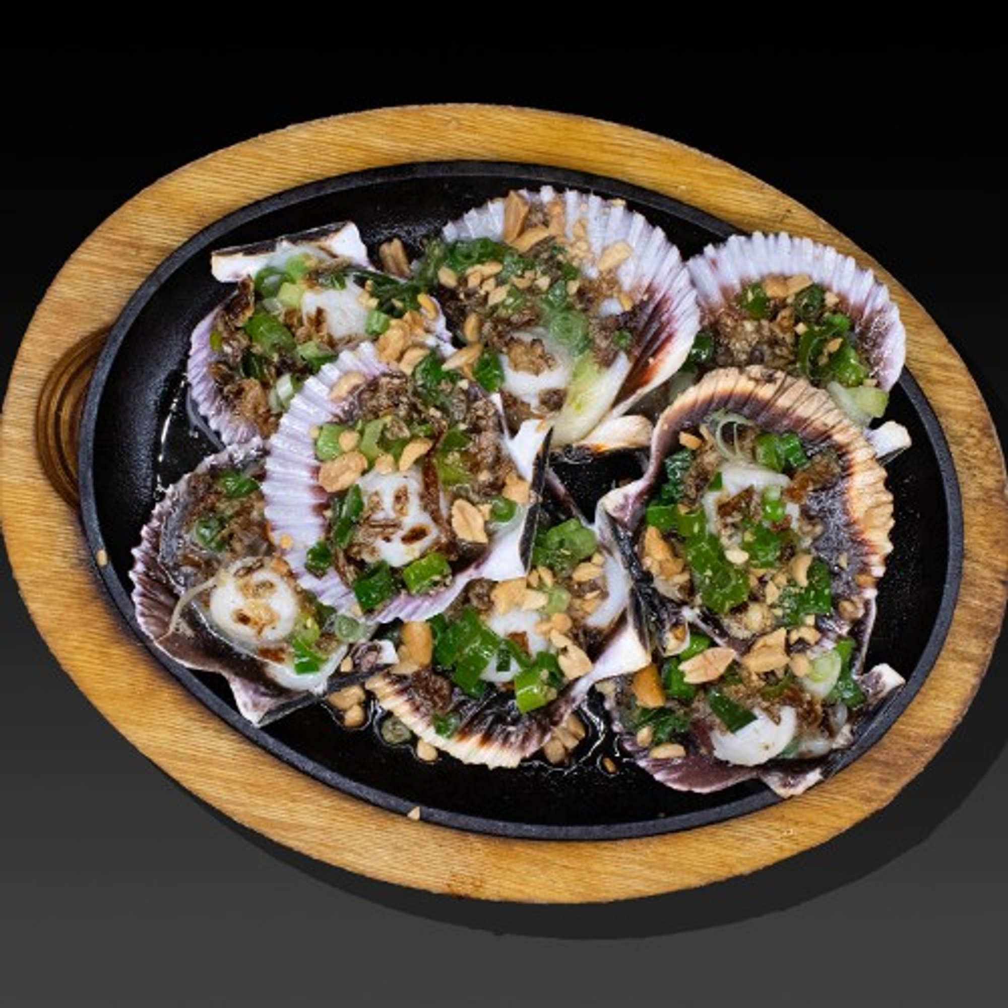 Grilled Scallop with Butter & Scallion
