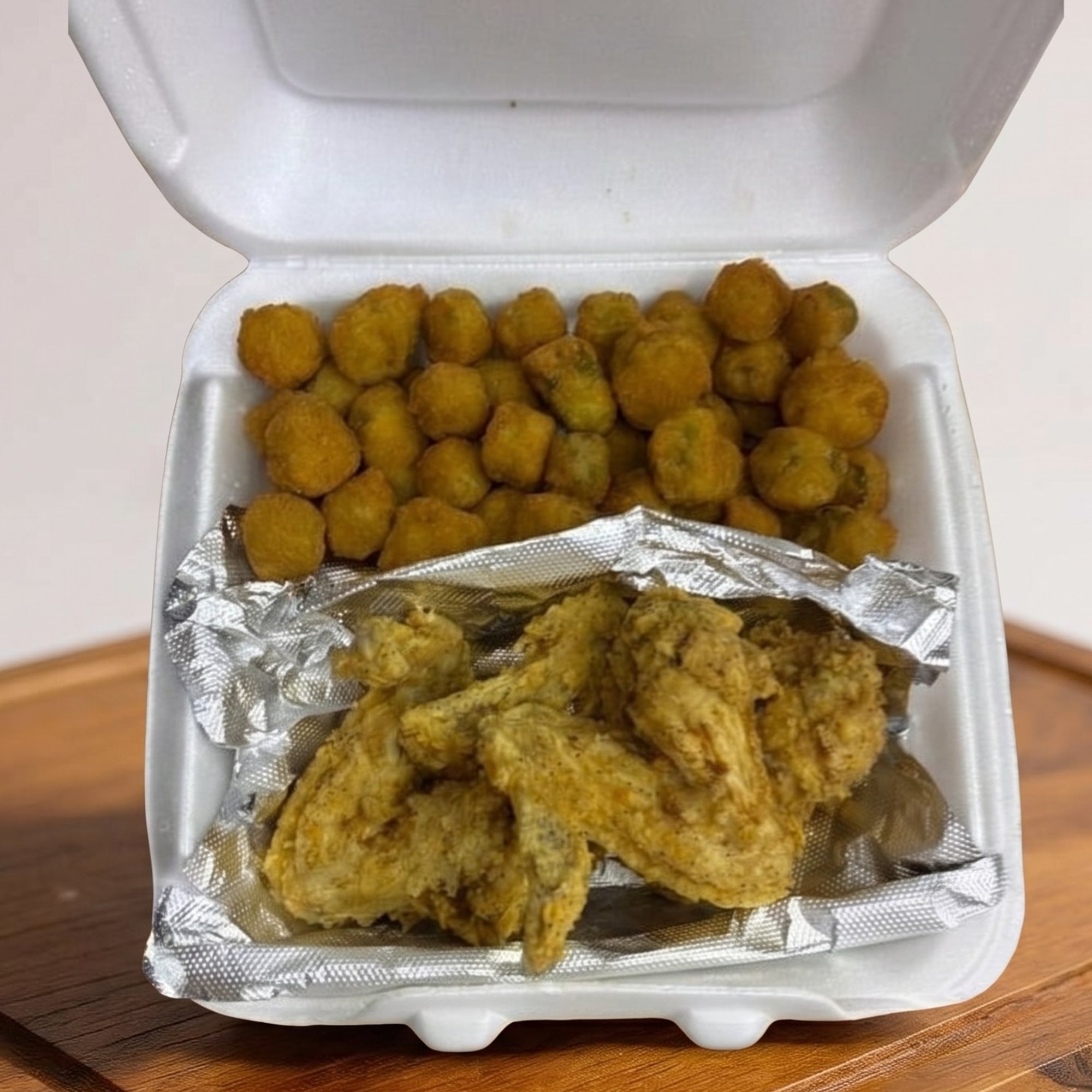 3 Whole Wings & 1 Side