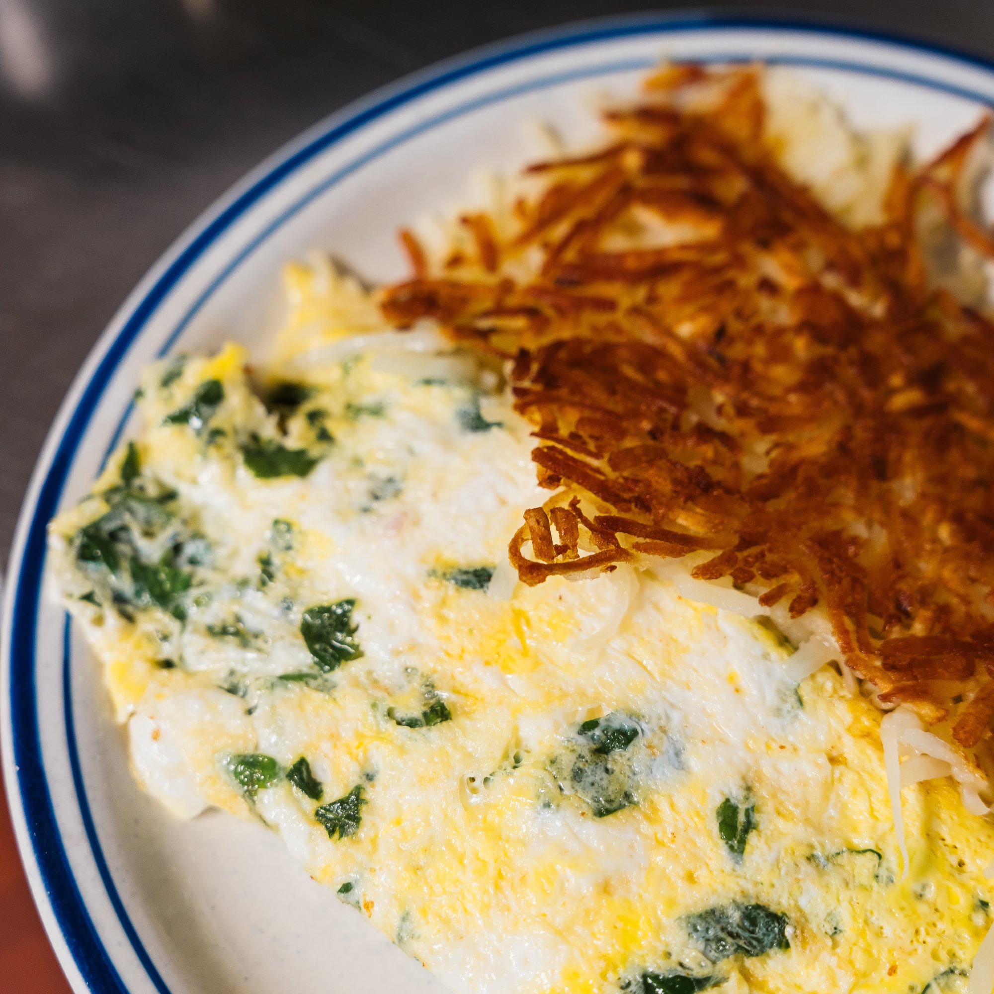 Spinach & Feta Omelette