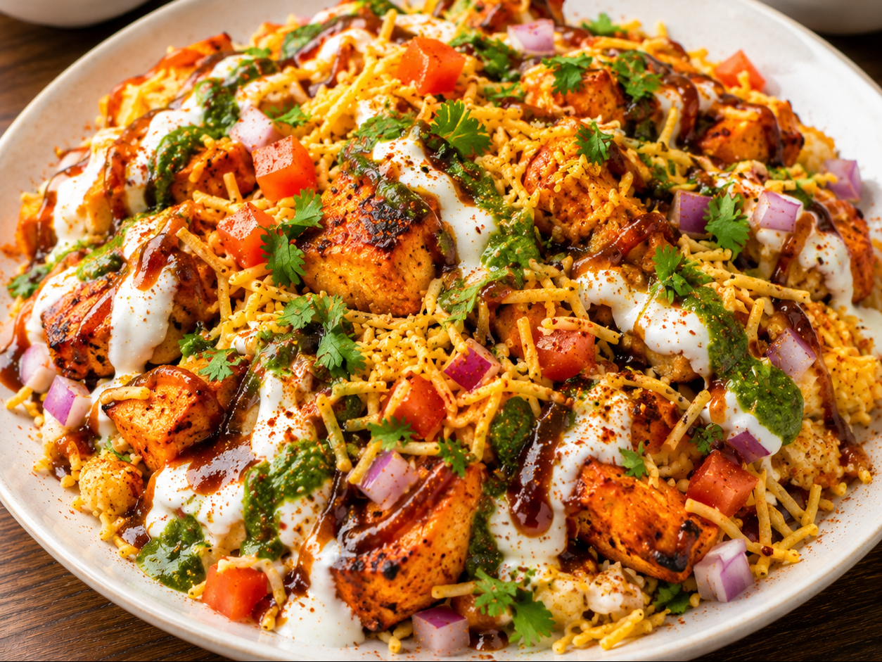 Chicken Tikka Chaat