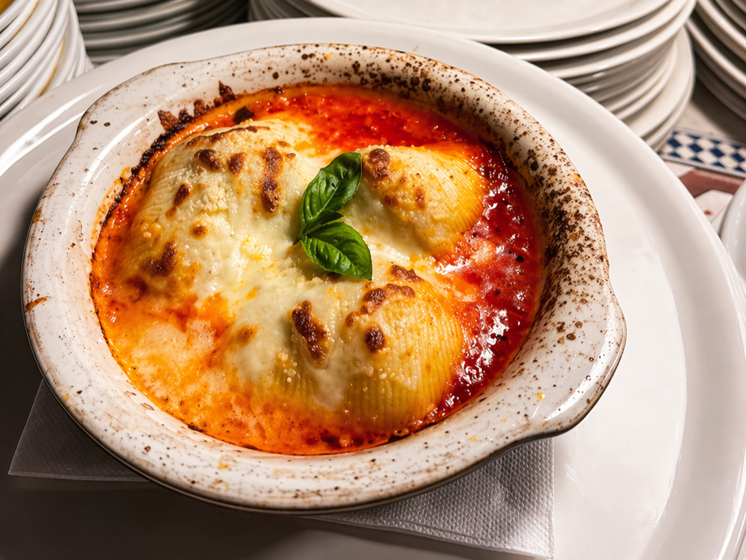 Baked Stuffed Shells with Ricotta