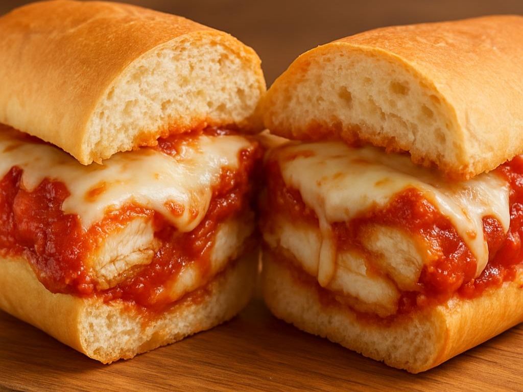 Chicken Parmigiana Sub Whole Loaf Bread