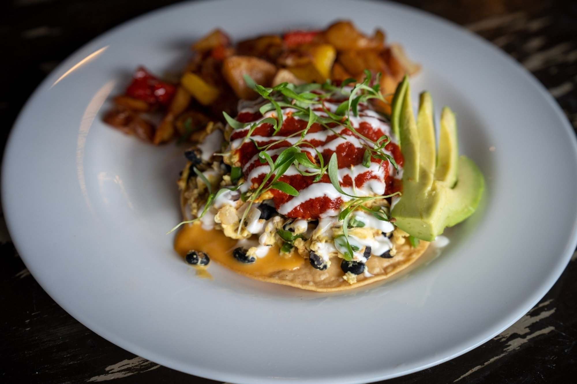plant based huevos rancheros