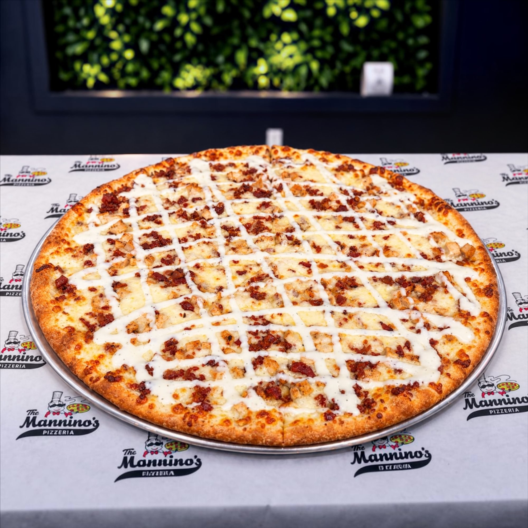 Chicken Bacon Ranch Pizza