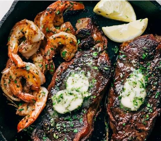 Steak and Shrimp