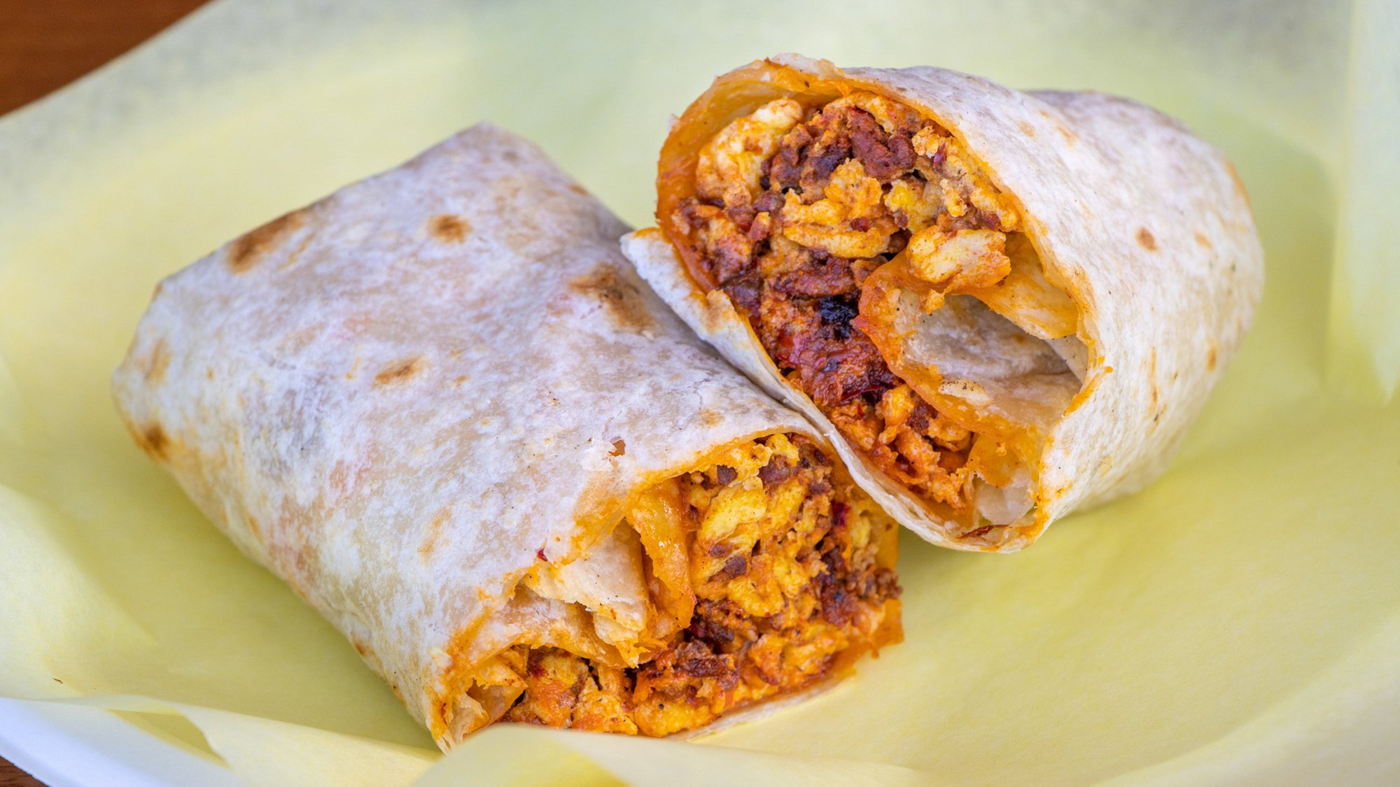 Chorizo Breakfast Burrito