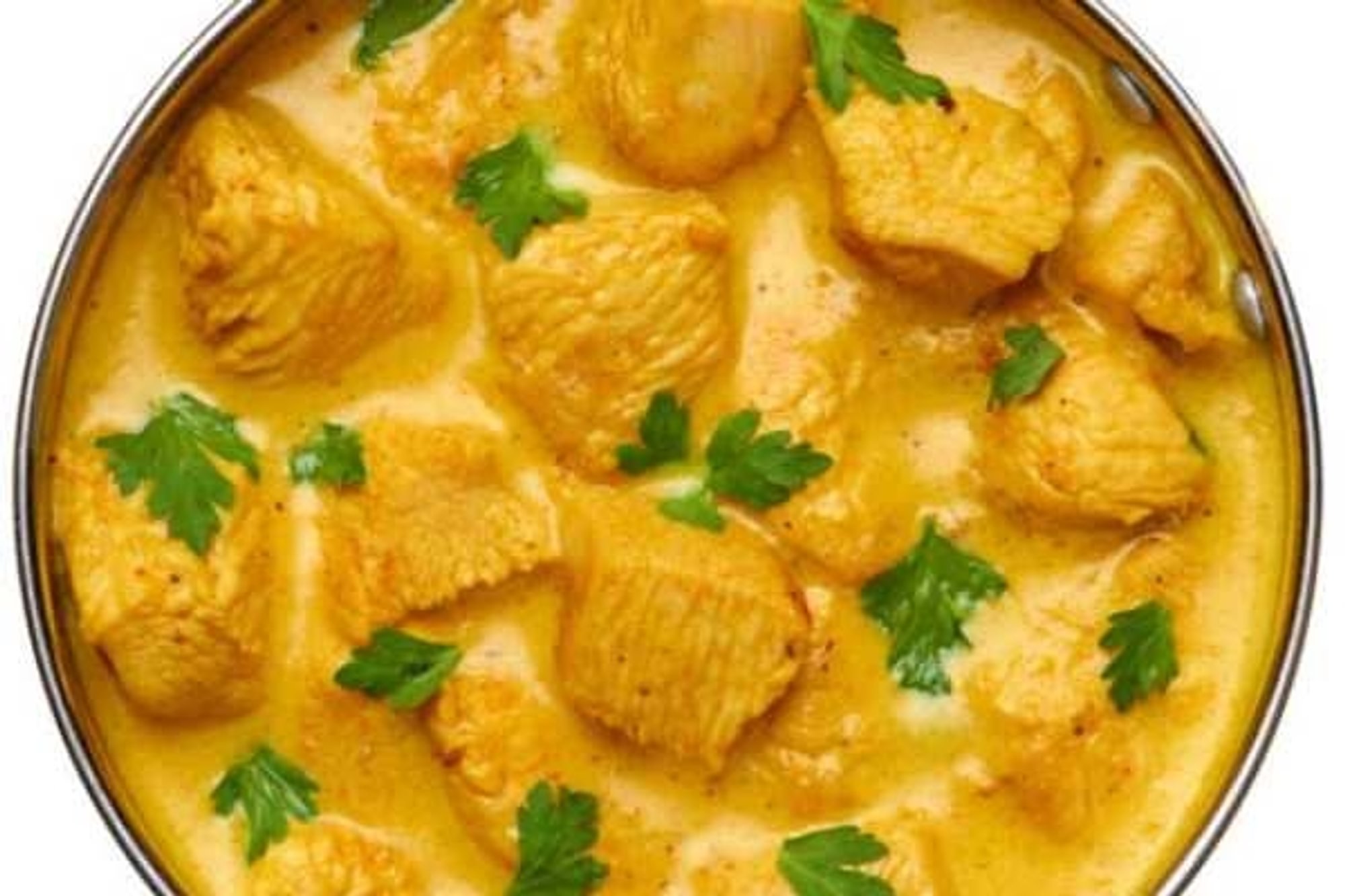 Chicken Coconut Korma and Chicken Vindaloo