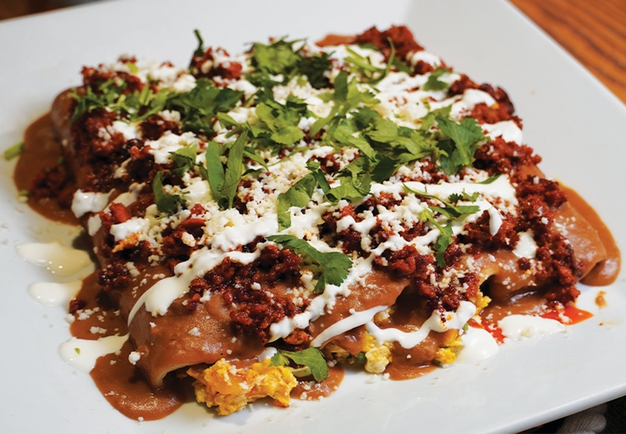 Enchiladas Santa Fe