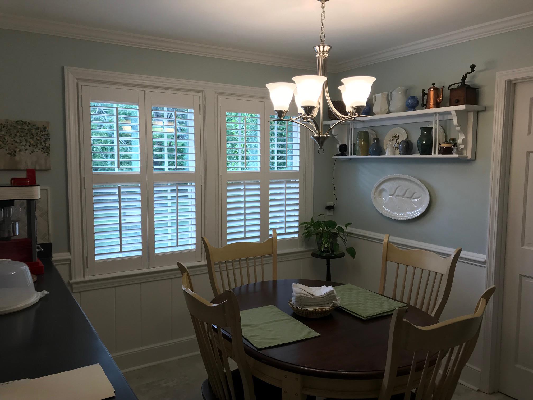 Plantation Shutters and breakfast!