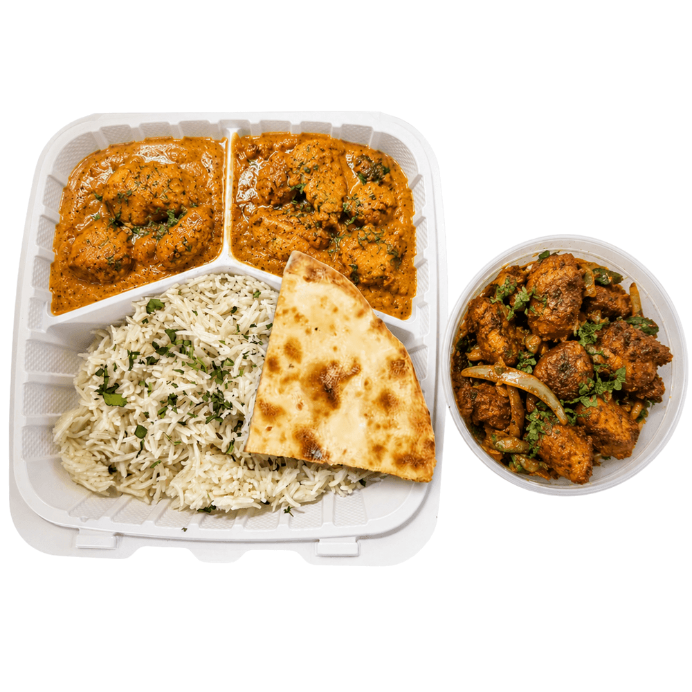Daily Lunch Special - Non-Veg Chicken Combo With Naan