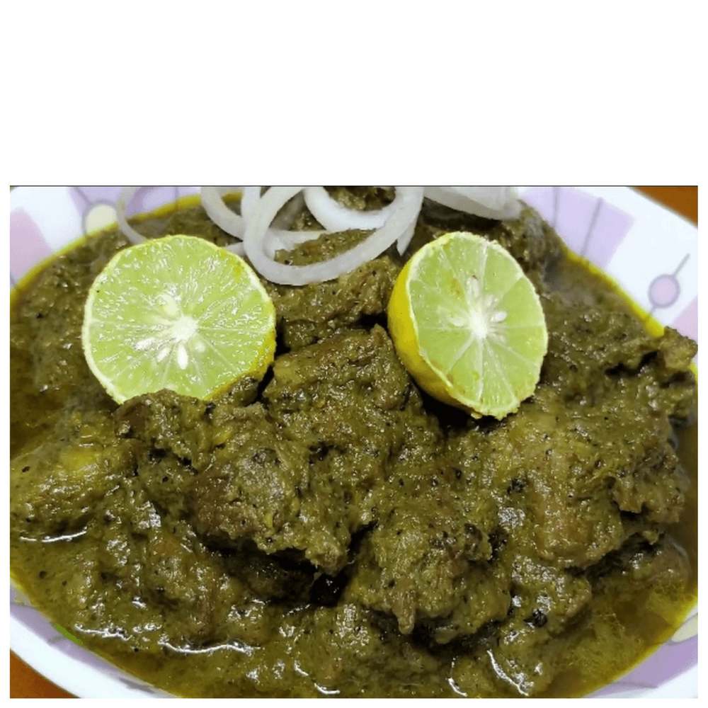 Green Chilly Chicken Dish