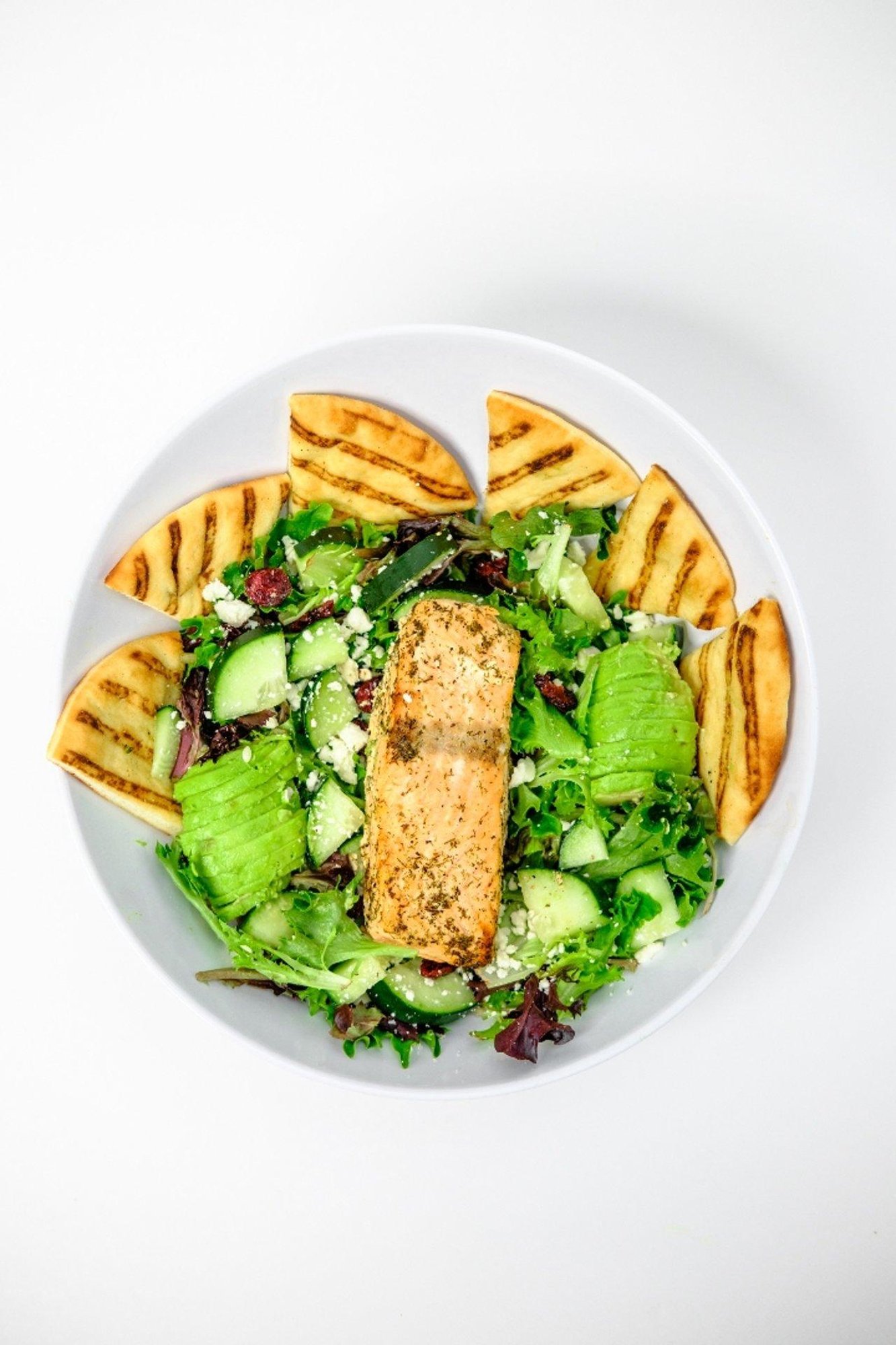 avocado citrus salmon salad