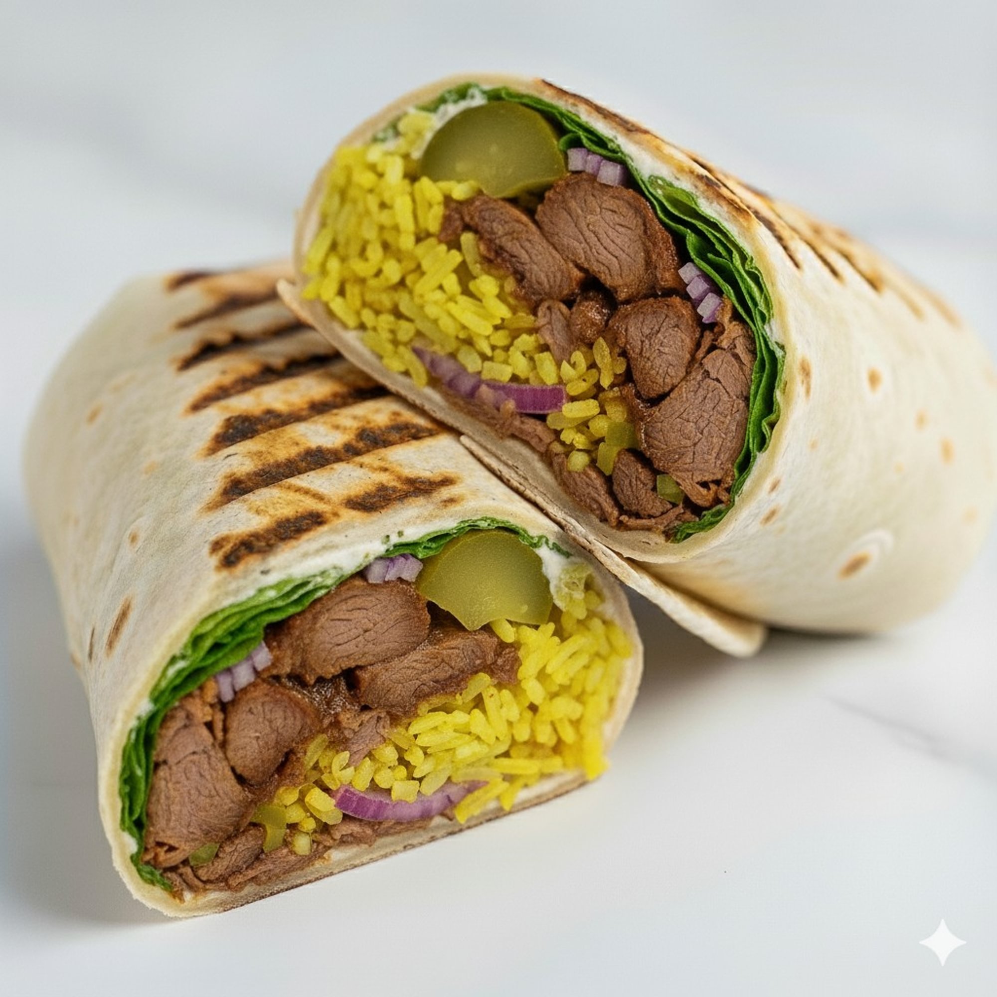 Braised Lamb Wrap
