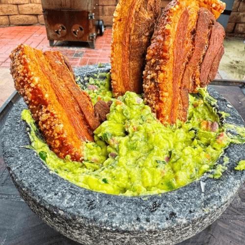 Guacamole Con Chicharron
