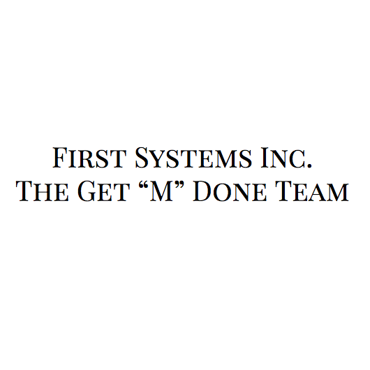 First Systems Inc The Get m Done Team Logo