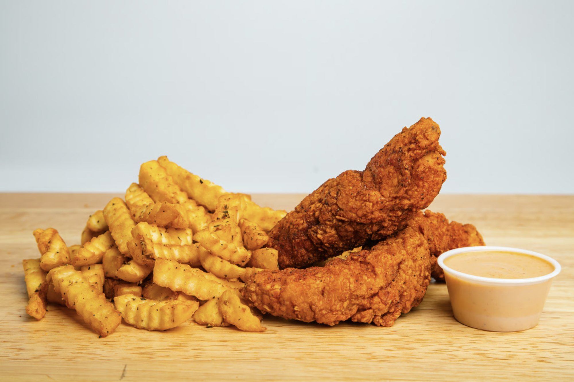 Mu's #2 - 2 Tenders W/ Fries