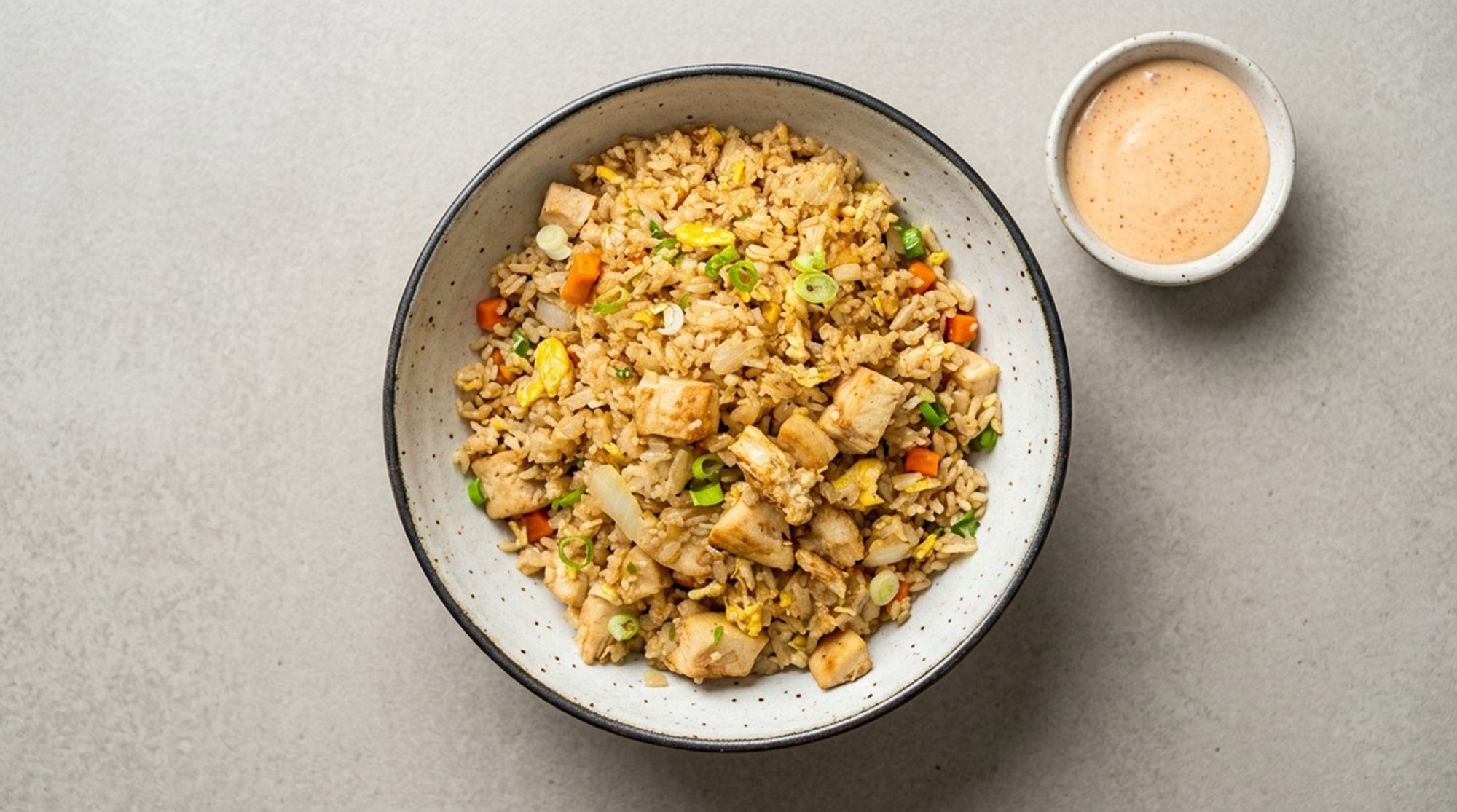 Chicken Garlic Fried Rice