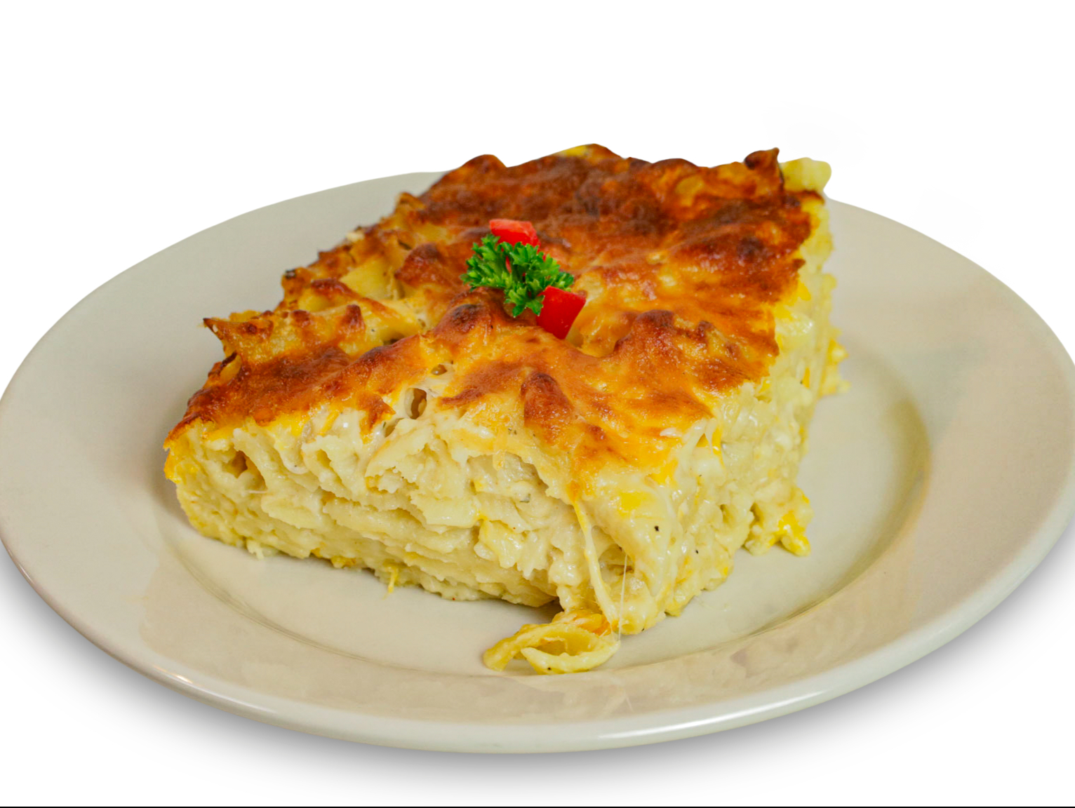 Side Macaroni Gratine with meat