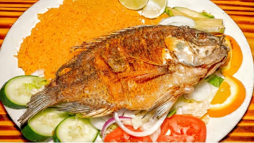 Whole Fried Fish (Mojarra)