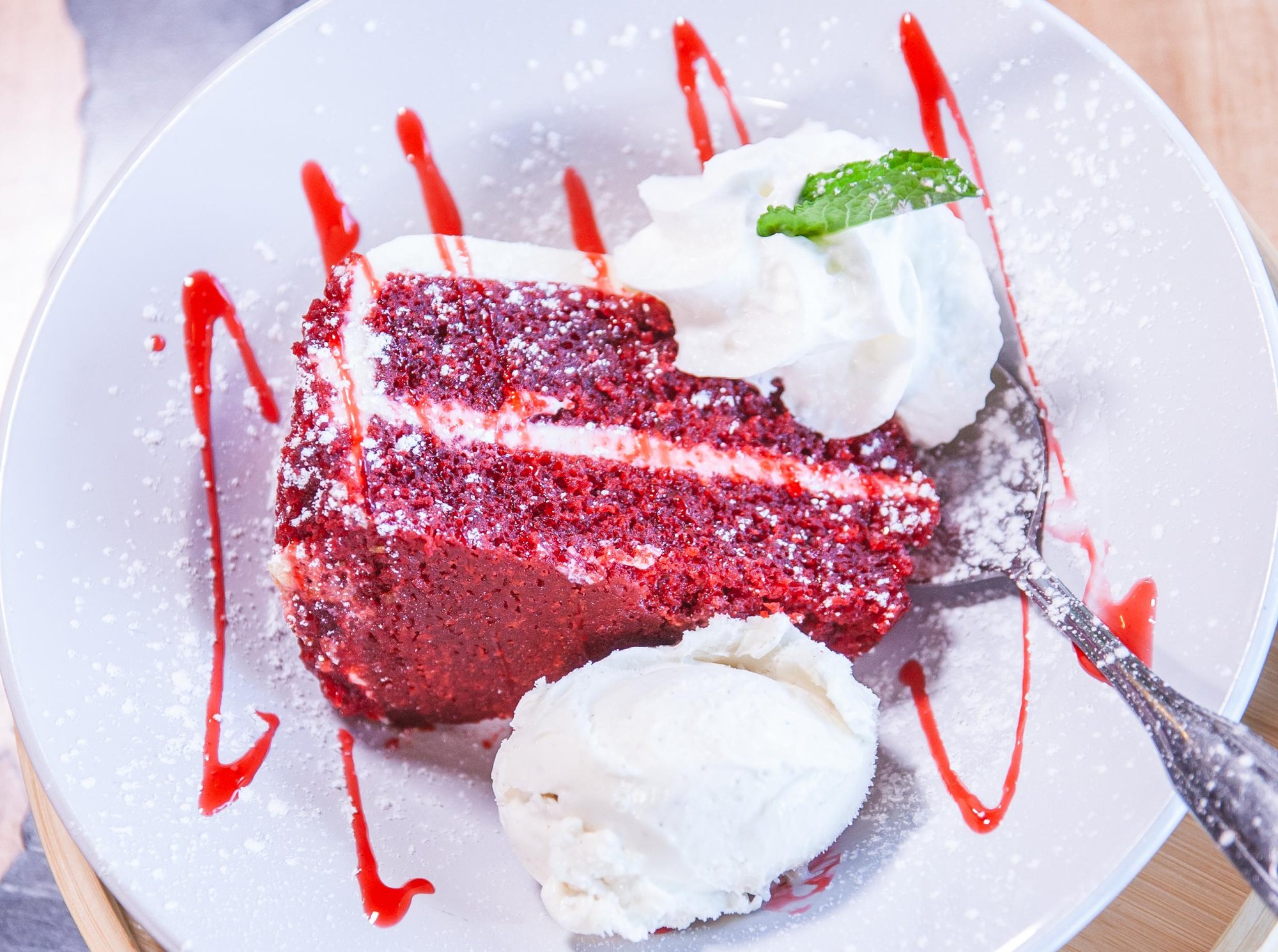 Cream Cheese Frosting with Powdered Sugar.