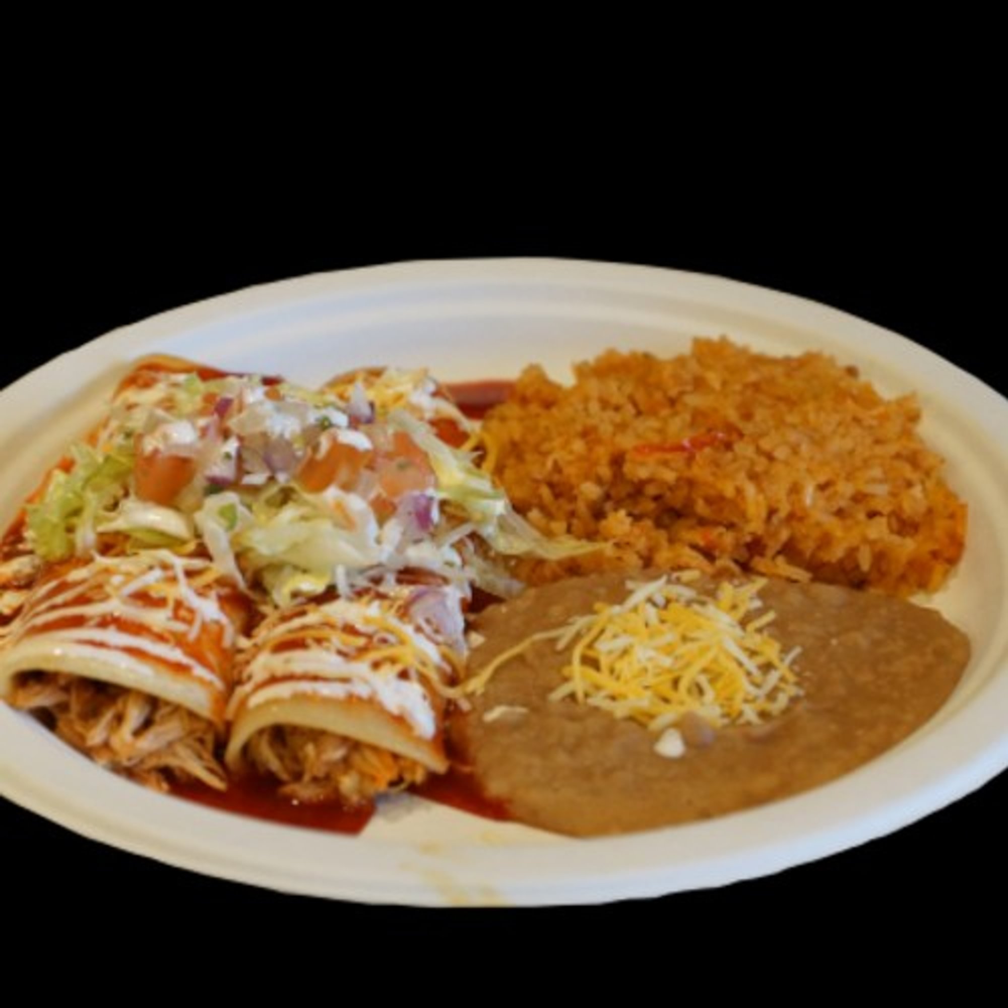 2 Enchiladas Plate
