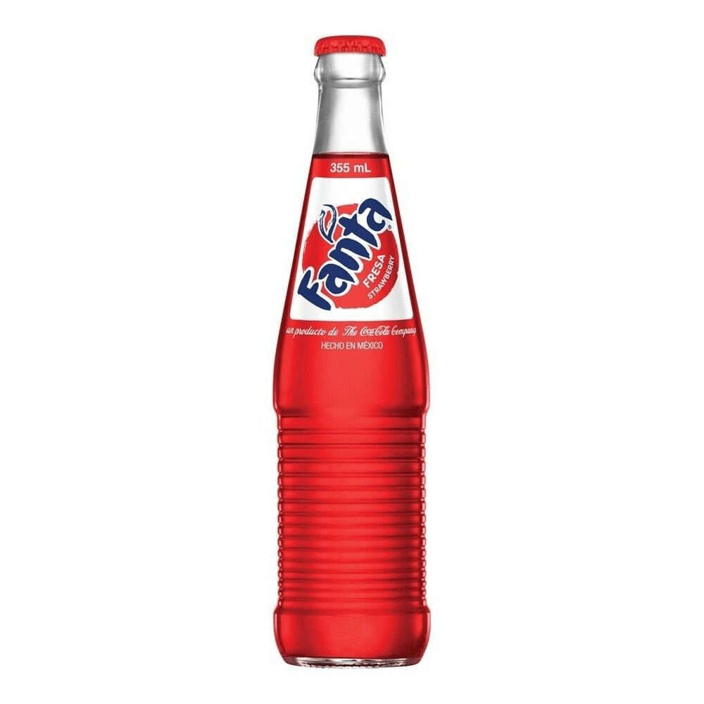 Strawberry Fanta Bottled Soda