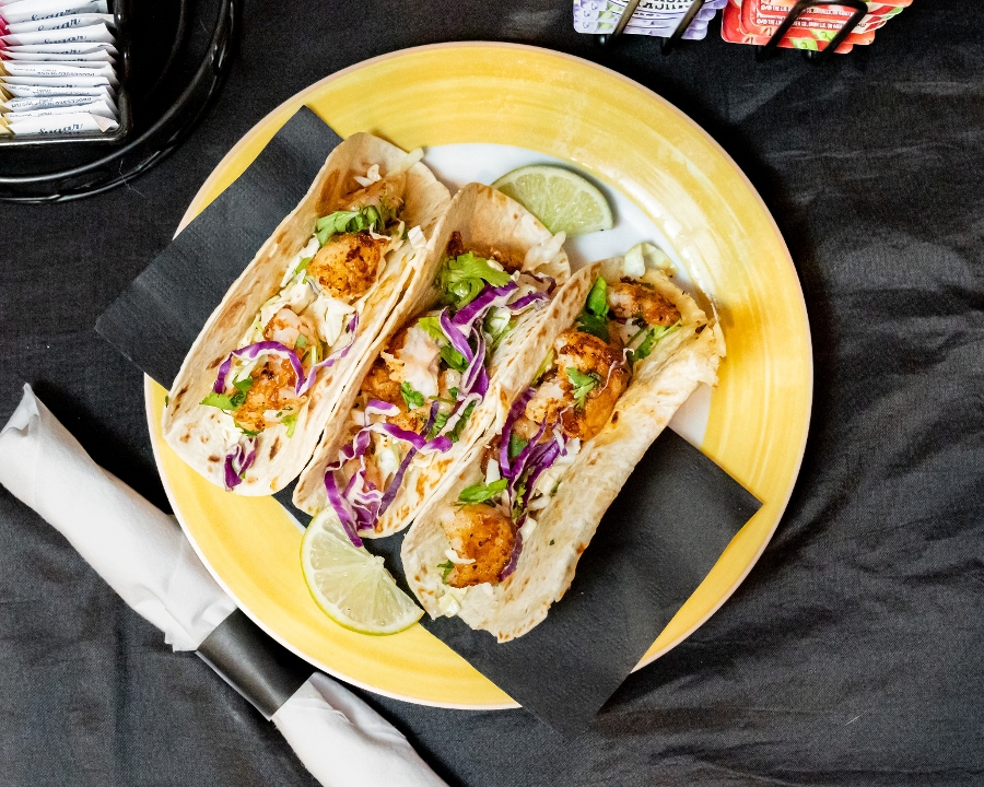 Seasonal Taco Trio - Shrimp Tacos