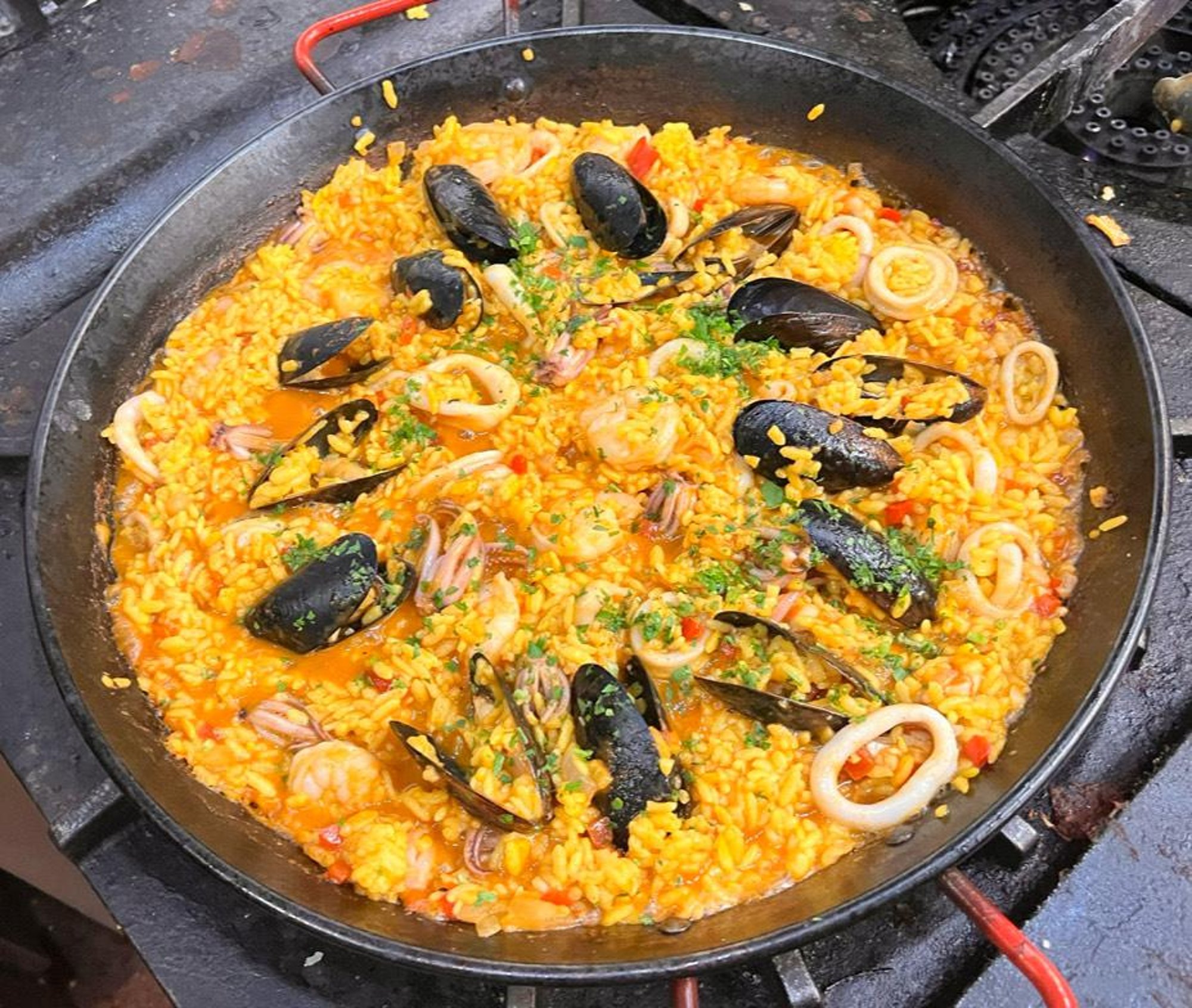 Seafood Paella (Paella de Mariscos)