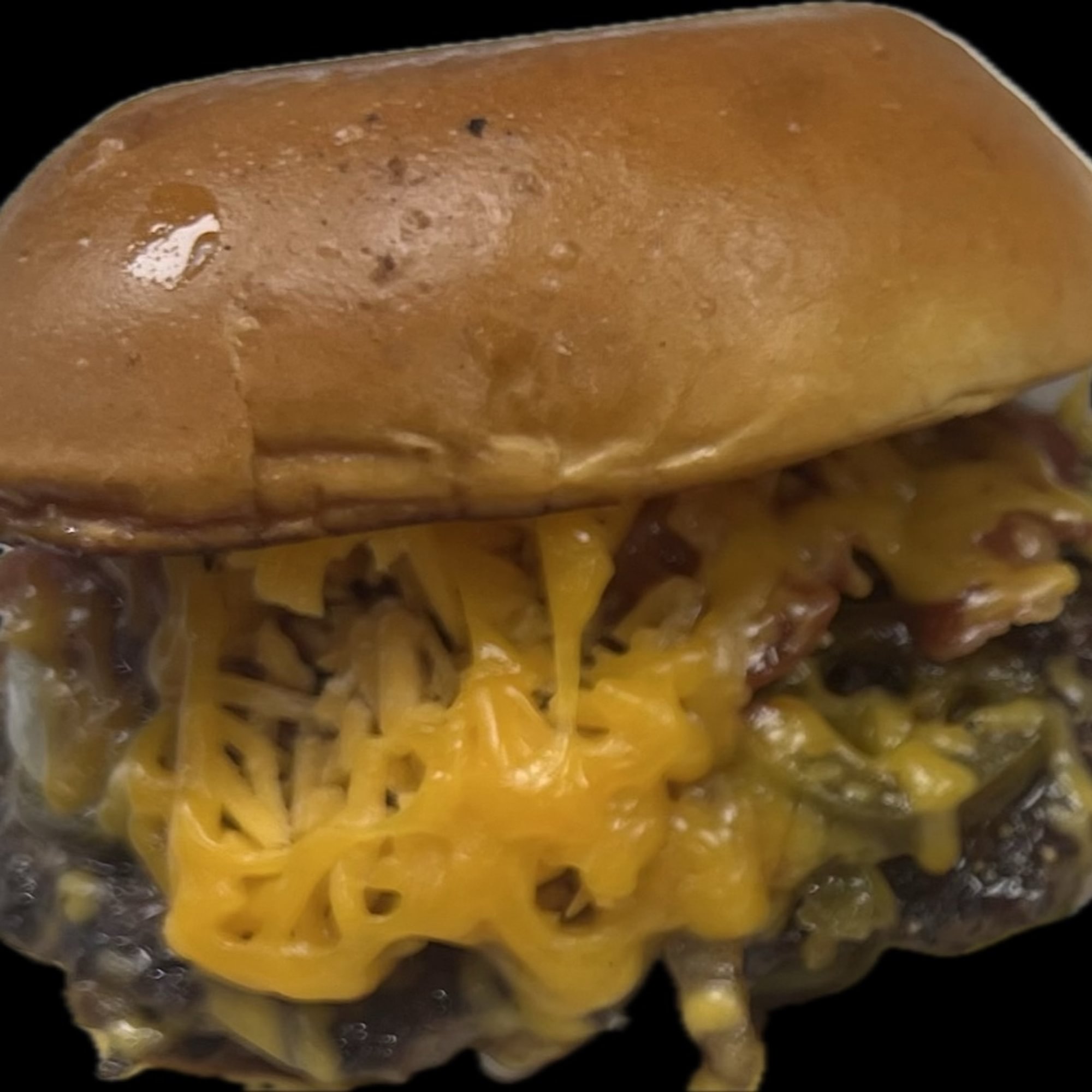 BBQ BACON BURGER AND FRIES