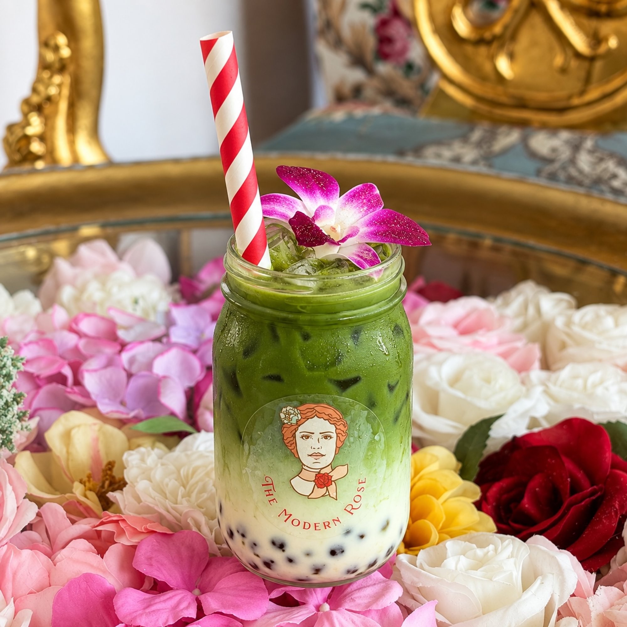 Modern Matcha Boba