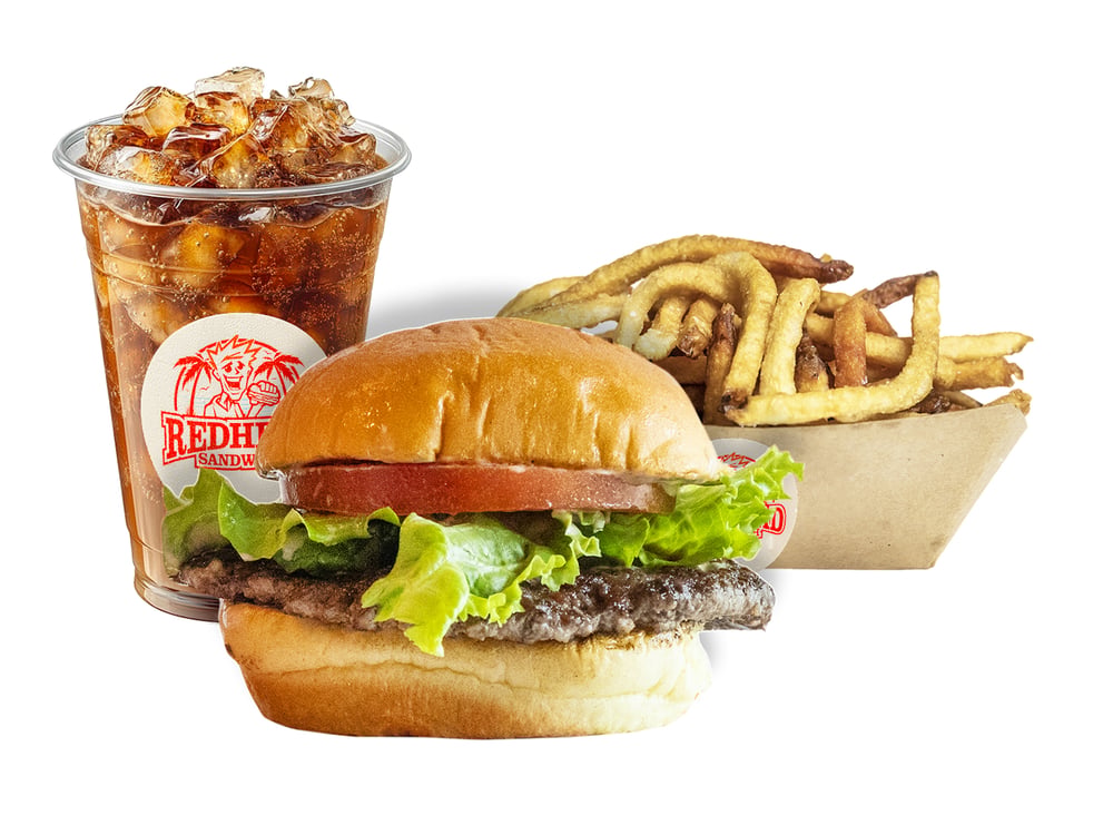 Classic Burger W/ Fries & Drink