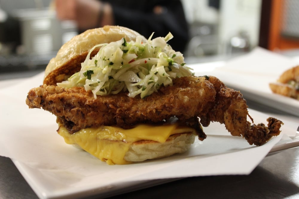 Buttermilk Crispy Chicken Samich Brunch